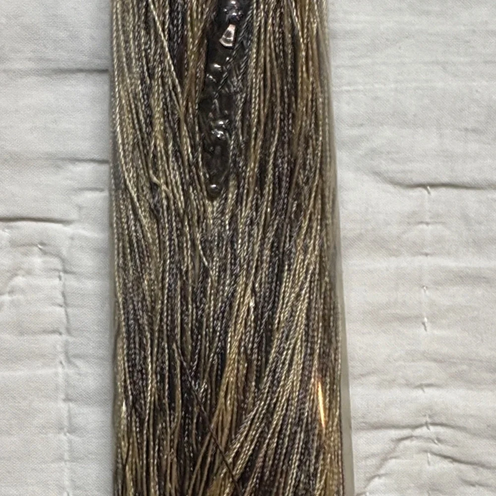 Signature Collection Elegant Silver & Cream Tassel Curtain Tiebacks Set of 4 NWT